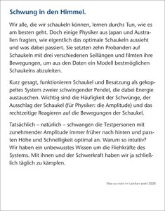 Was so nicht im Lexikon steht Tagesabreißkalender 2026