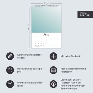 Kreativkalender Design A4 2026
