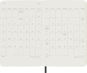 Moleskine 12 Monate Wochen Notizkalender Deutsch 2025, Pocket/A6