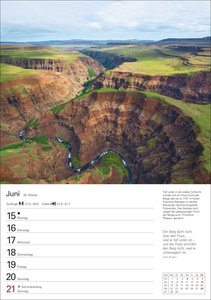 Wunder der Natur Wochenplaner 2026