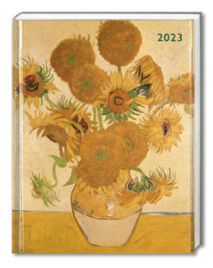 Vincent van Gogh - Sonnenblumen - Taschenkalender 2023