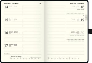Wochenkalender Kompagnon Modell 791, 2023, A5, Baladek-Einband pink