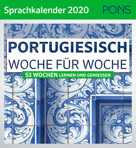 PONS Sprachkalender 2020 Portugiesisch Woche für Woche