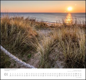 Geliebtes Sylt 2023 - DUMONT Wandkalender - mit den wichtigsten Feiertagen - Format 38,0 x 35,5 cm