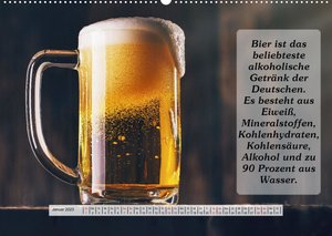 Wissenswertes über Bier (Wandkalender 2023 DIN A2 quer)
