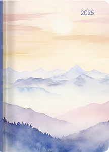 Ladytimer Grande Aquarell 2025 - Taschen-Kalender A5 (15x21 cm) - Leuchtturm - Notiz-Buch - Weekly - 128 Seiten - Alpha Edition
