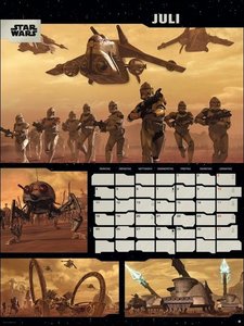 Star Wars Broschur XL Kalender 2022