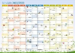 Der Schuljahres-Wandkalender 2022/2023, A1