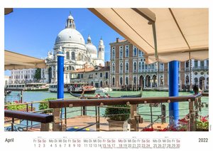 Venedig 2022 - White Edition - Timokrates Kalender, Wandkalender, Bildkalender - DIN A4 (ca. 30 x 21 cm)