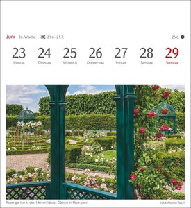 Oasen der Stille Postkartenkalender 2025 - Wochenkalender mit 53 Postkarten