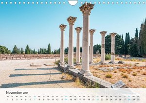 Insel Kos - Trauminsel des Dodekanes (Wandkalender 2021 DIN A4 quer)