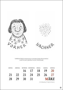 Loriot Heile Welt Halbmonatskalender 2022