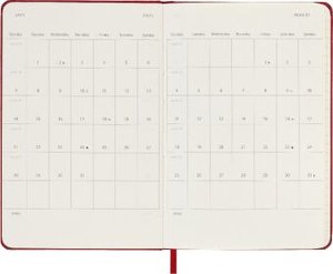Moleskine 12 Monate Tageskalender 2025, Pocket/A6