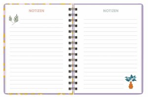 Leopard Spiral-Kalenderbuch A5 Kalender 2022