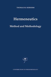 Hermeneutics. Method and Methodology