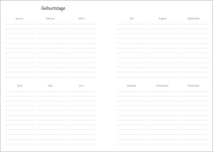Kalenderbuch A6  gelb 2026