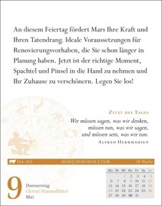 Schütze Sternzeichenkalender 2024: Tagesabreißkalender. Tischkalender 2024 mit täglichem Horoskop. Kleiner Kalender mit täglichem Blick in die Sterne