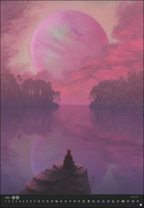 Inner Mystic Posterkalender 2024 von Andy Kehoe. Märchenhafter Wandkalender mit 12 mystischen Traumwelten. Magischer Kalender 2024 im Hochformat 37 x 53,5 cm.