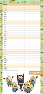 Minions Planer für zwei Kalender 2022