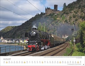 Feurige Dampfloks Posterkalender 2026