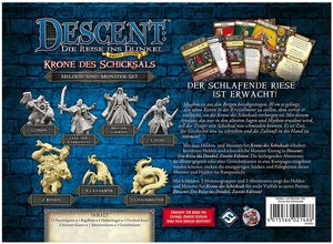 Asmodee FFGD1322 - Descent 2. Edition: Krone des Schicksals, Helden- und Monster-Set, Erweiterung