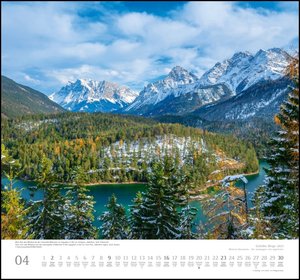 Geliebte Berge 2023 - DUMONT Wandkalender - mit den wichtigsten Feiertagen - Format 38,0 x 35,5 cm