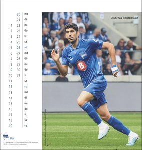 Hertha BSC Postkarten-Kalender 2024. Fußball-Fans aufgepasst! Der kleine Kalender zum Aufstellen oder Aufhängen mit Postkarten zum Sammeln und Verschicken. Must Have für jeden Hertha-Fan.