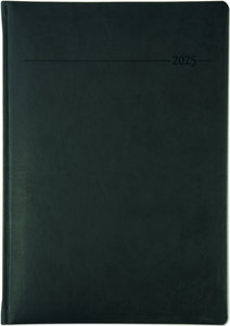 Manager-Timer XL Tucson schwarz 2025 - Cheftimer A4 (21,7x30,3 cm) - 1 Woche 2 Seiten - 160 Seiten - Tucson-Einband - Zettler