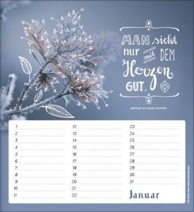 Geburtstagskalender Im herzen barfuß