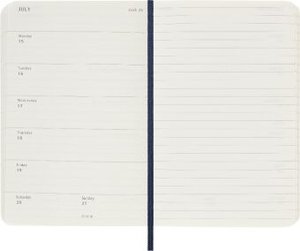 Moleskine 12 Monate Wochen Notizkalender 2024, Pocket/A6, Saphir