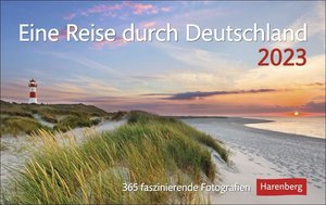 Eine Reise durch Deutschland Premiumkalender 2023. Tages-Tischkalender zum Umklappen, mit faszinierenden Eindrücken aus ganz Deutschland. Hochwertiger Foto-Tischkalender 2023.