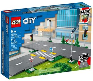 LEGO® City 60304 - Straßenkreuzung mit Ampeln, Bauset, 112 Teile