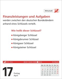 Duden Allgemeinbildung Tagesabreißkalender 2026