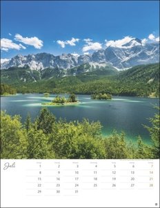 Schönes Alpenland Posterkalender 2024. Beeindruckender Fotokalender mit traumhaften Berglandschaften. Wand-Kalender 2024 für Bergfreunde und Naturliebhaber.