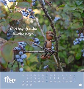 Eichelmännchen Postkartenkalender 2022