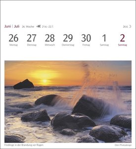 Am Wasser Postkartenkalender 2023. Kalender im Postkartenformat zum Aufstellen. 53 Postkarten mit Fotos bekannter Künstler - zum Sammeln oder Verschicken.