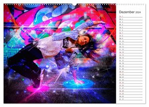 Break Dance (Wandkalender 2024 DIN A2 quer), CALVENDO Monatskalender