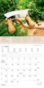 Kräuter & Gewürze 2023 - Broschürenkalender 30x30 cm (30x60 geöffnet) - Kalender mit Platz für Notizen - inkl. Poster - mit Rezepten - Alpha Edition
