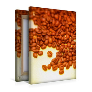 Premium Textil-Leinwand 30 cm x 45 cm hoch Kaffee