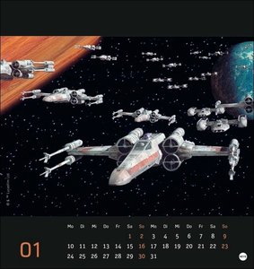 Star Wars Postkartenkalender 2022