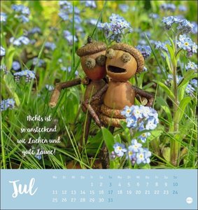 Eichelmännchen Postkartenkalender 2022