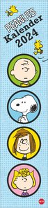 Peanuts Superlangplaner 2024. Praktischer Wandplaner mit den bekannten Peanuts-Comics. Kulltiger Streifenkalender zum Eintragen. Termin-Kalender mit lustigen Bildergeschichten.