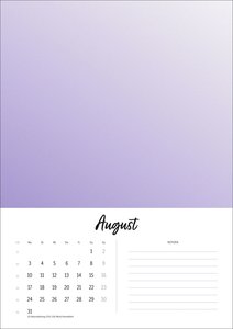 Kreativkalender Design A4 2026