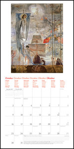 Dali 2023 - Wand-Kalender - Broschüren-Kalender - 30x30 - 30x60 geöffnet - Kunst-Kalender