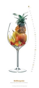 Weinaromen 2025 - Wandkalender - Weinsorten und wonach sie schmecken Hoch-Format 22 x 49,5 cm