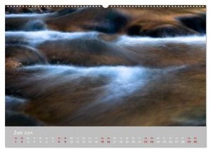Waldbäche - Im Wandel der Jahreszeiten (hochwertiger Premium Wandkalender 2024 DIN A2 quer), Kunstdruck in Hochglanz