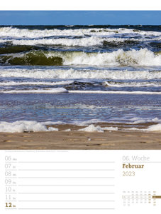 Am Meer - Wochenplaner Kalender 2023