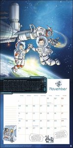 Der kleine Major Tom Broschurkalender 2024. Kinder-Kalender mit Wissen über Raumfahrt und Weltraum und Motiven aus der Kinderbuch-Serie. Wandkalender 2024 mit viel Platz für Eintragungen.