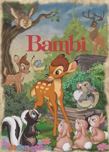Jumbo 19491 - Disney Classic Collection Bambi, 1.000 Teile Puzzle