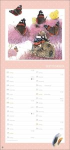 Bastin Wunder der Natur Planer 2024. Wandkalender mit detailreichen Zeichnung. Liebevoll illustrierter Terminkalender 2024 zum Eintragen und Planen.
